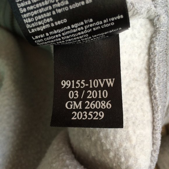 Harley-Davidson Womens Hoodie Small Gray Rhinestones Embellished Full Zip 2010 - Picture 6 of 8